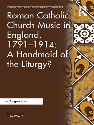 cover image of Roman Catholic Church Music in England, 1791–1914